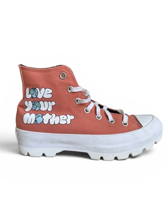 Converse Shoes - Converse Lugged Chuck Taylor Hi Love Your Mother Coral Streetwear 8